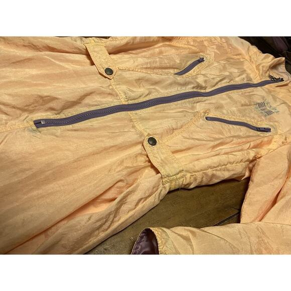 Vintage 90s IXSPA Jamie Sadock Orange Lined Jumpsuit Womens Small - Picture 6 of 16